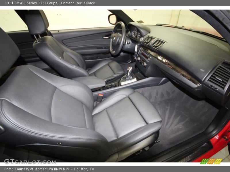 Crimson Red / Black 2011 BMW 1 Series 135i Coupe