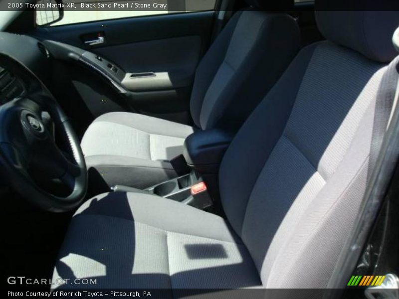 Black Sand Pearl / Stone Gray 2005 Toyota Matrix XR