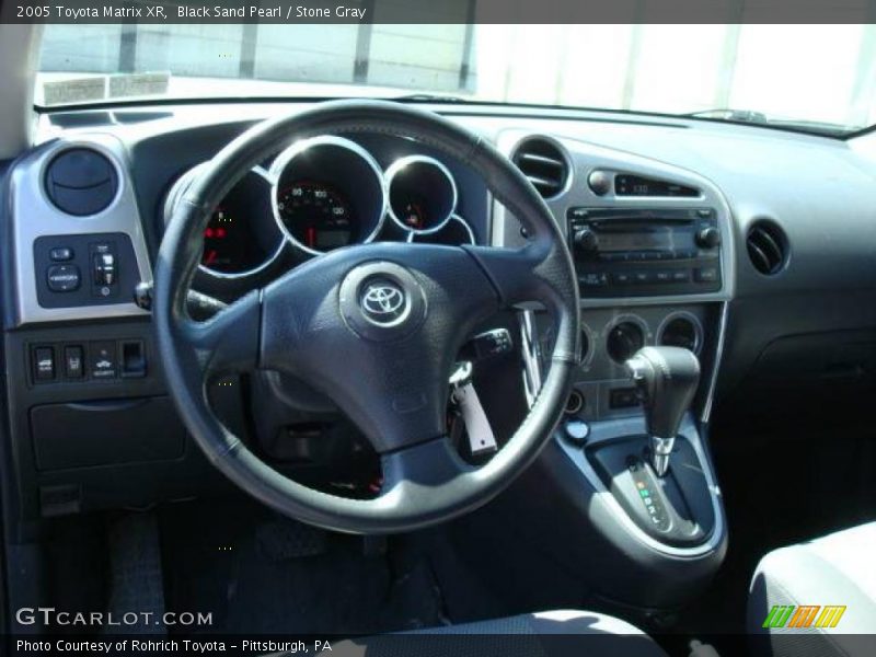 Black Sand Pearl / Stone Gray 2005 Toyota Matrix XR