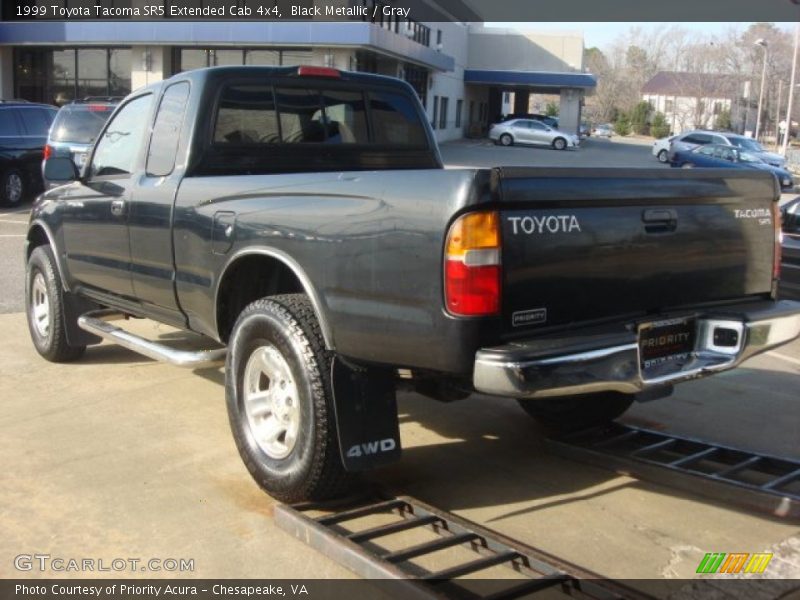 Black Metallic / Gray 1999 Toyota Tacoma SR5 Extended Cab 4x4