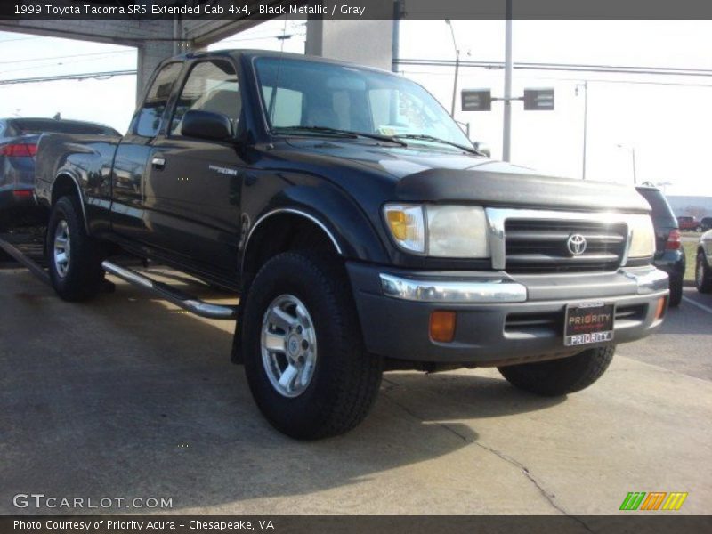 Black Metallic / Gray 1999 Toyota Tacoma SR5 Extended Cab 4x4