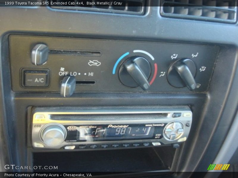 Black Metallic / Gray 1999 Toyota Tacoma SR5 Extended Cab 4x4