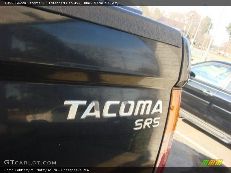 Black Metallic / Gray 1999 Toyota Tacoma SR5 Extended Cab 4x4