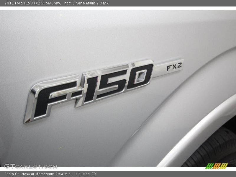 Ingot Silver Metallic / Black 2011 Ford F150 FX2 SuperCrew