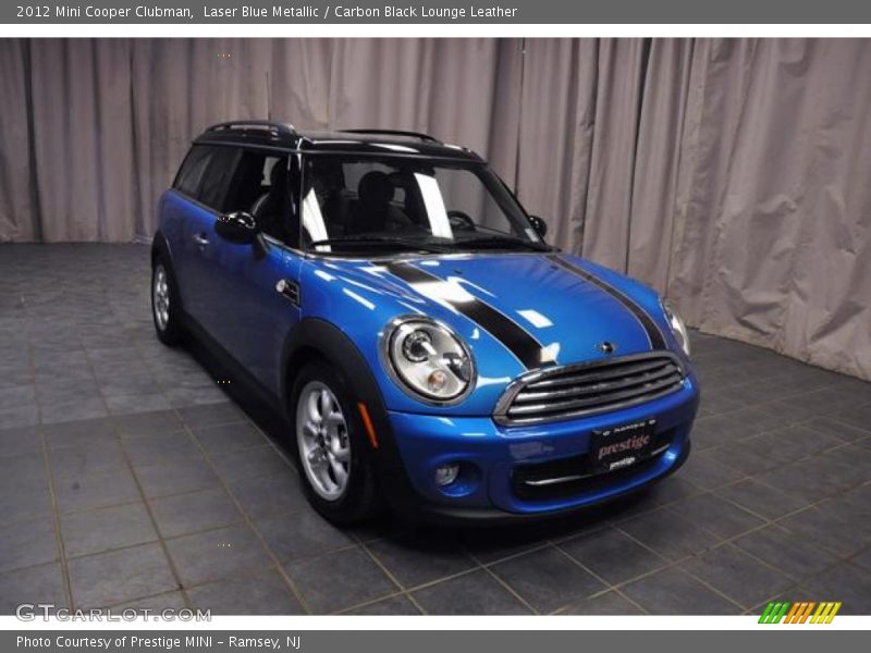 Laser Blue Metallic / Carbon Black Lounge Leather 2012 Mini Cooper Clubman