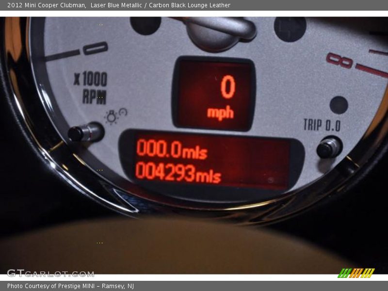 Laser Blue Metallic / Carbon Black Lounge Leather 2012 Mini Cooper Clubman
