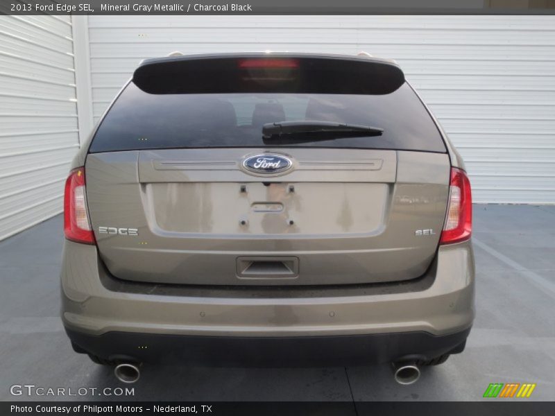 Mineral Gray Metallic / Charcoal Black 2013 Ford Edge SEL
