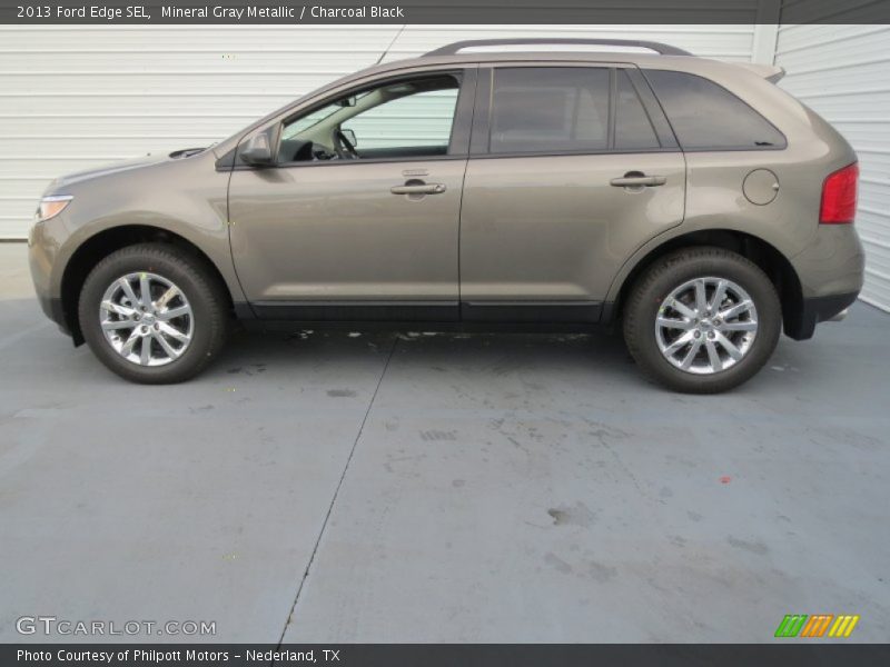 Mineral Gray Metallic / Charcoal Black 2013 Ford Edge SEL