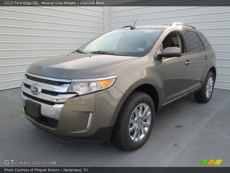 Mineral Gray Metallic / Charcoal Black 2013 Ford Edge SEL