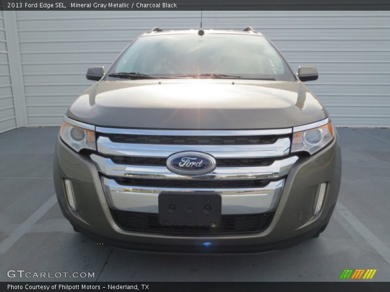 Mineral Gray Metallic / Charcoal Black 2013 Ford Edge SEL