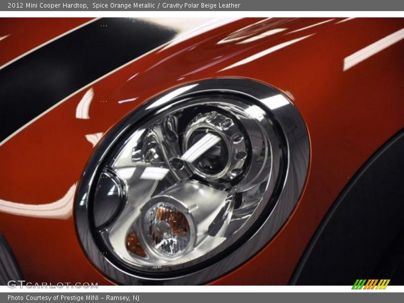 Spice Orange Metallic / Gravity Polar Beige Leather 2012 Mini Cooper Hardtop