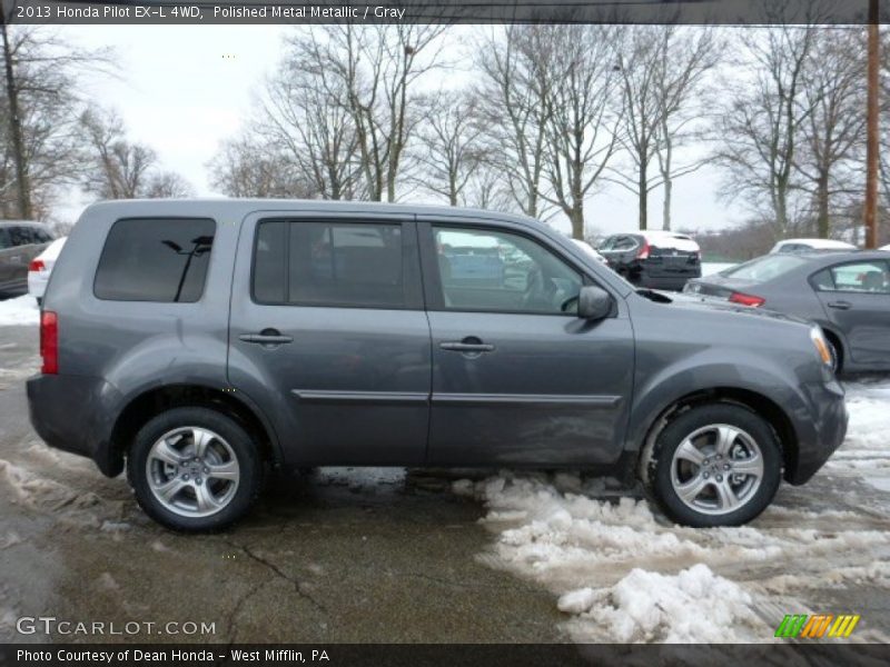 Polished Metal Metallic / Gray 2013 Honda Pilot EX-L 4WD