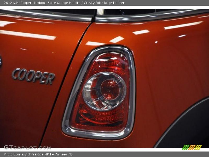 Spice Orange Metallic / Gravity Polar Beige Leather 2012 Mini Cooper Hardtop