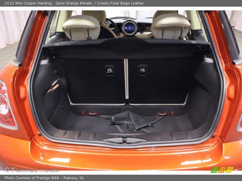 Spice Orange Metallic / Gravity Polar Beige Leather 2012 Mini Cooper Hardtop