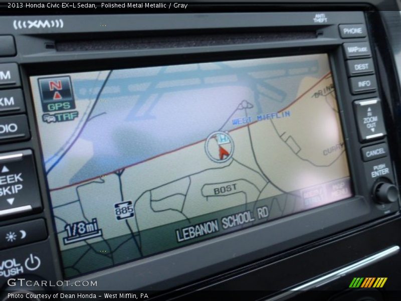 Navigation of 2013 Civic EX-L Sedan