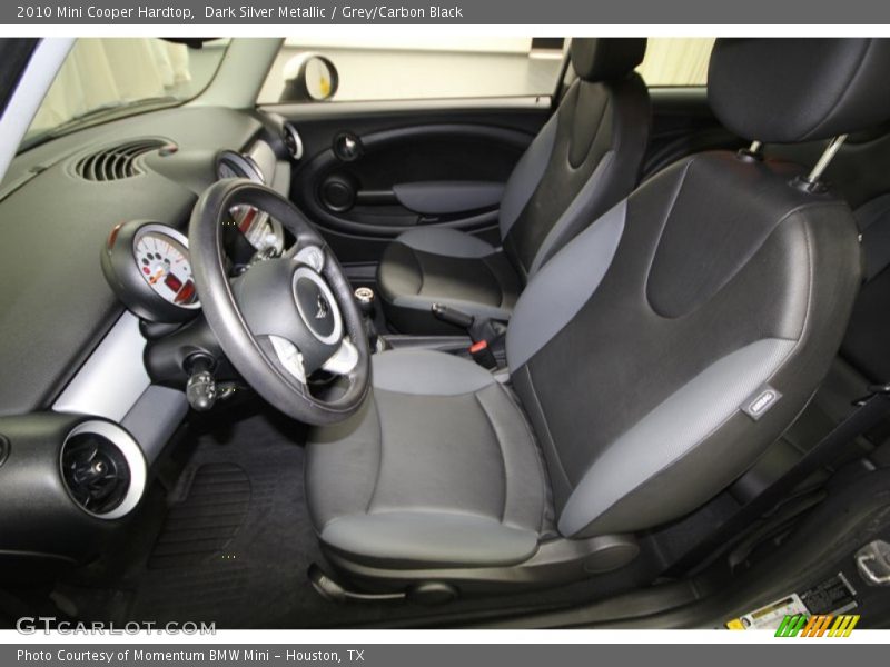 Dark Silver Metallic / Grey/Carbon Black 2010 Mini Cooper Hardtop