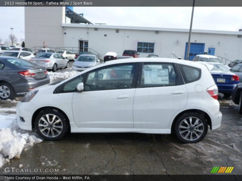 Taffeta White / Sport Black 2013 Honda Fit Sport