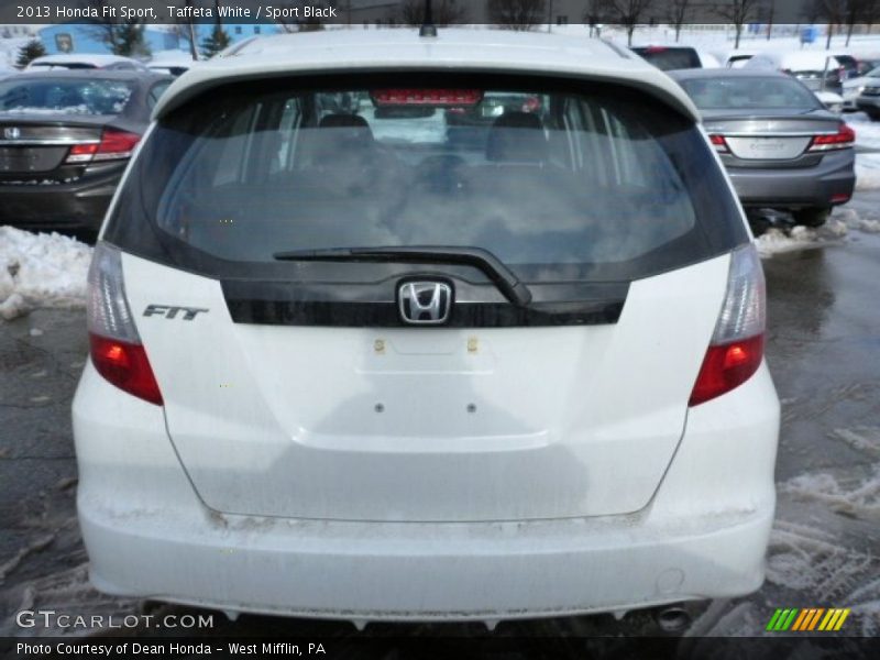 Taffeta White / Sport Black 2013 Honda Fit Sport