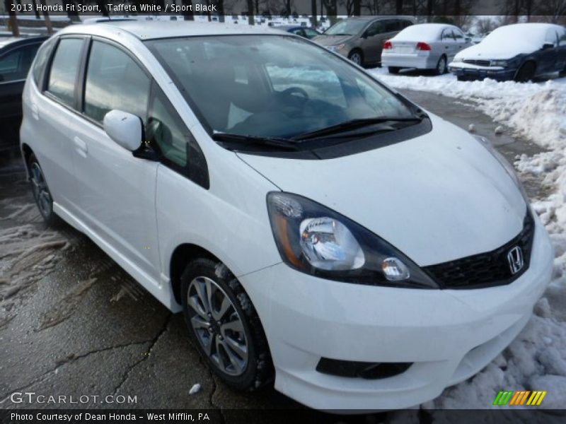 Taffeta White / Sport Black 2013 Honda Fit Sport