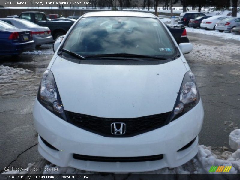 Taffeta White / Sport Black 2013 Honda Fit Sport