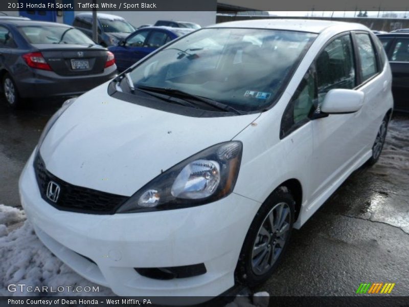 Taffeta White / Sport Black 2013 Honda Fit Sport