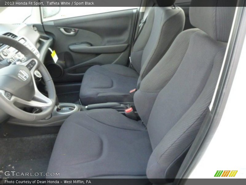 Taffeta White / Sport Black 2013 Honda Fit Sport