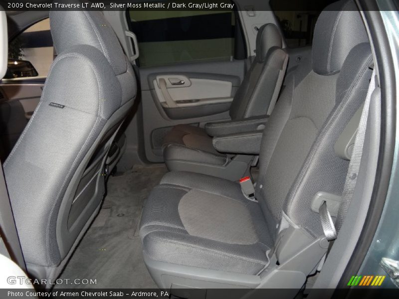 Silver Moss Metallic / Dark Gray/Light Gray 2009 Chevrolet Traverse LT AWD