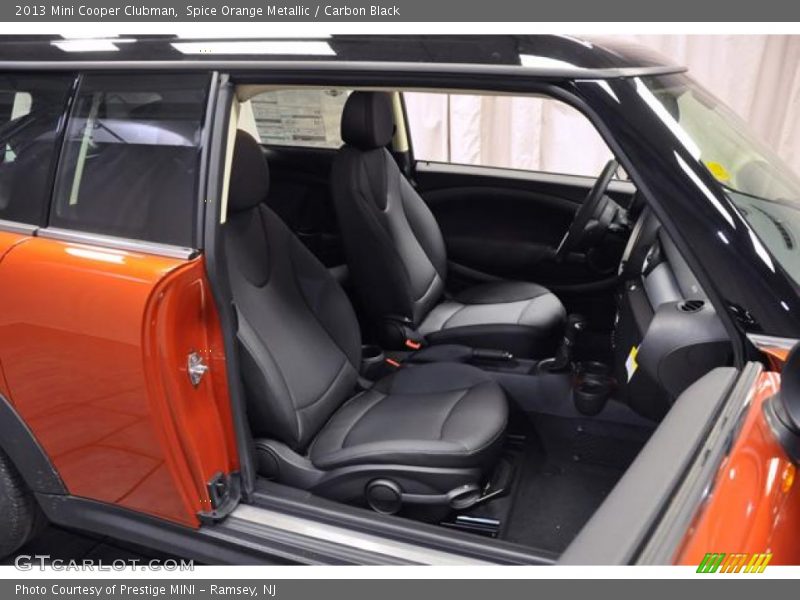Spice Orange Metallic / Carbon Black 2013 Mini Cooper Clubman