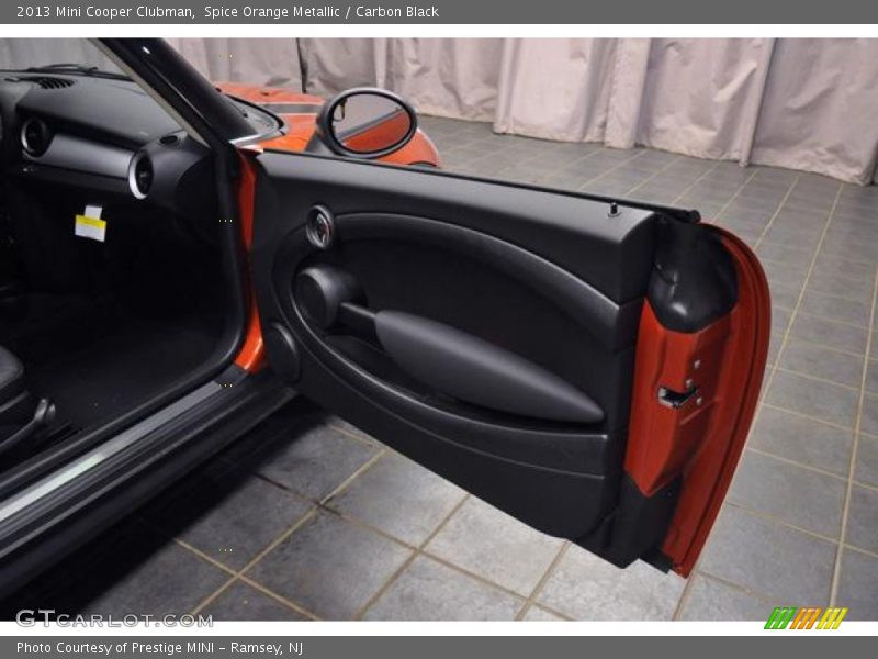 Spice Orange Metallic / Carbon Black 2013 Mini Cooper Clubman