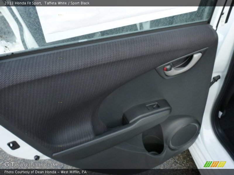 Taffeta White / Sport Black 2013 Honda Fit Sport