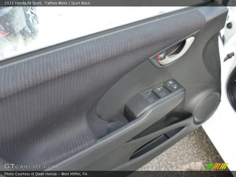 Taffeta White / Sport Black 2013 Honda Fit Sport
