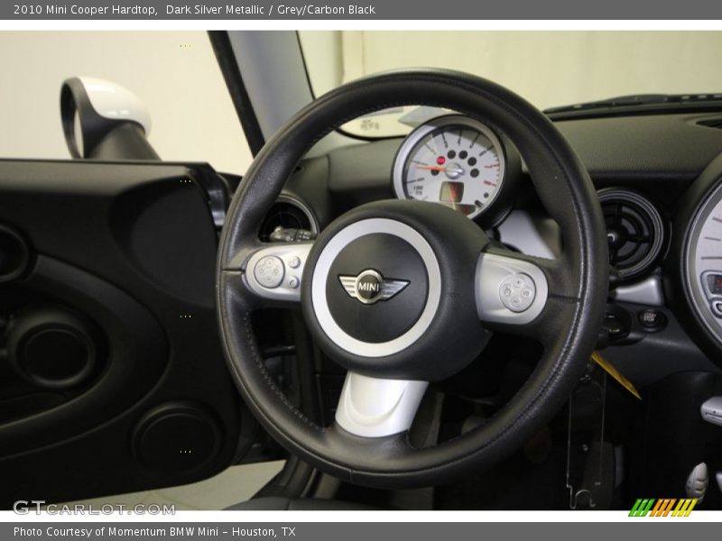 Dark Silver Metallic / Grey/Carbon Black 2010 Mini Cooper Hardtop