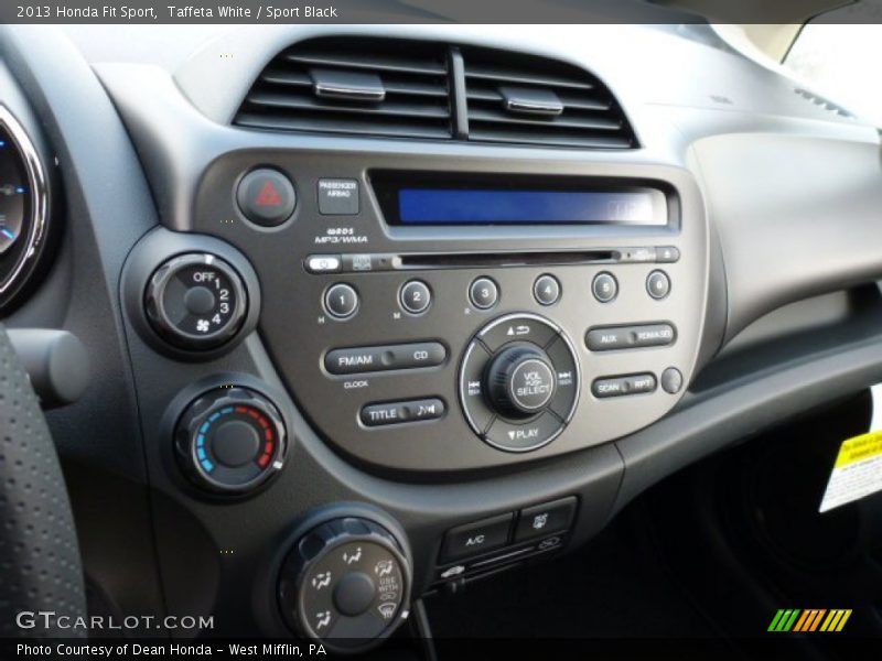 Taffeta White / Sport Black 2013 Honda Fit Sport