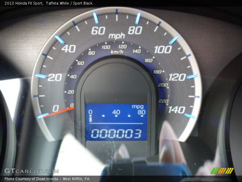 Taffeta White / Sport Black 2013 Honda Fit Sport