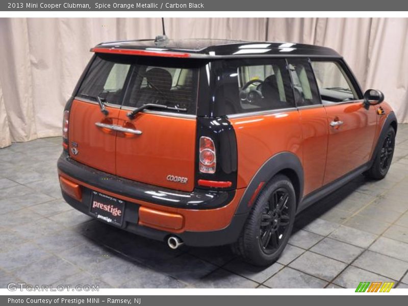 Spice Orange Metallic / Carbon Black 2013 Mini Cooper Clubman