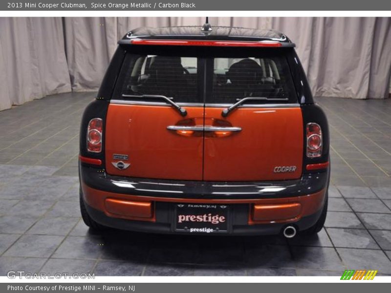 Spice Orange Metallic / Carbon Black 2013 Mini Cooper Clubman
