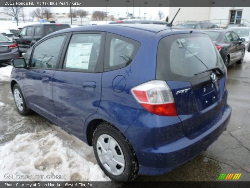 Vortex Blue Pearl / Gray 2013 Honda Fit