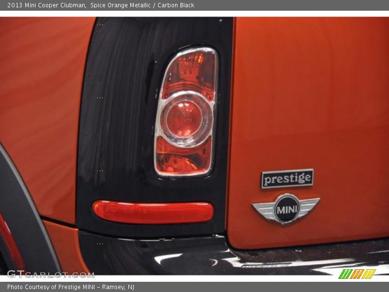 Spice Orange Metallic / Carbon Black 2013 Mini Cooper Clubman