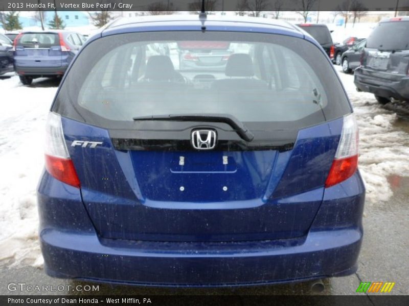 Vortex Blue Pearl / Gray 2013 Honda Fit