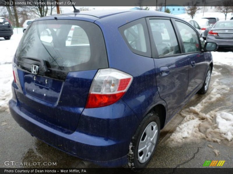 Vortex Blue Pearl / Gray 2013 Honda Fit
