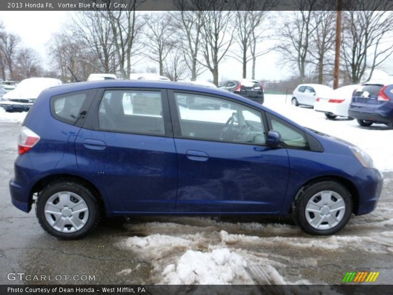 Vortex Blue Pearl / Gray 2013 Honda Fit