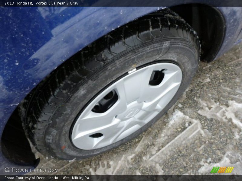 Vortex Blue Pearl / Gray 2013 Honda Fit