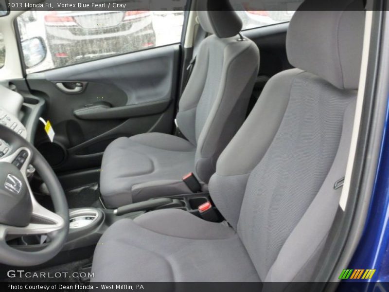 Vortex Blue Pearl / Gray 2013 Honda Fit