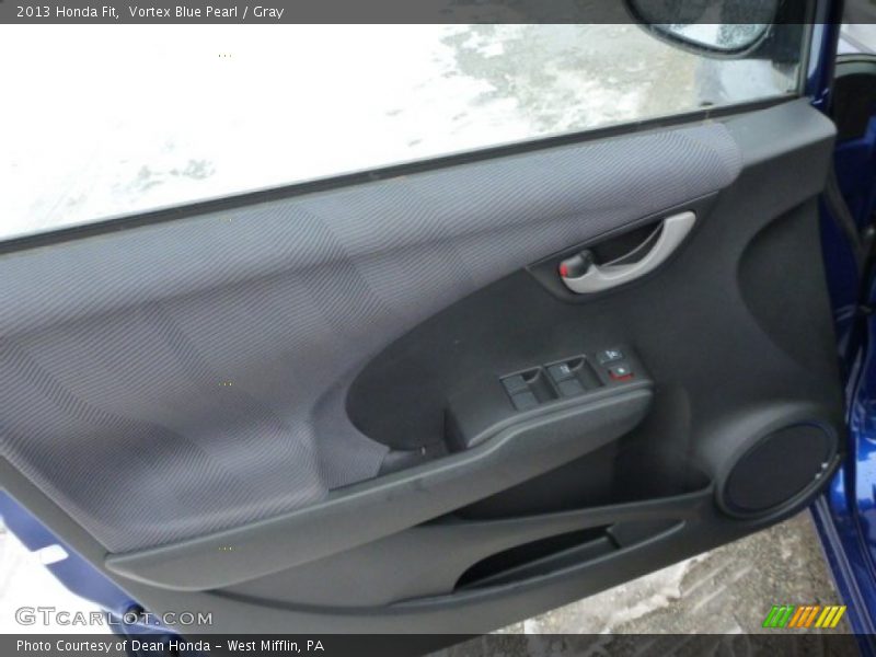 Vortex Blue Pearl / Gray 2013 Honda Fit