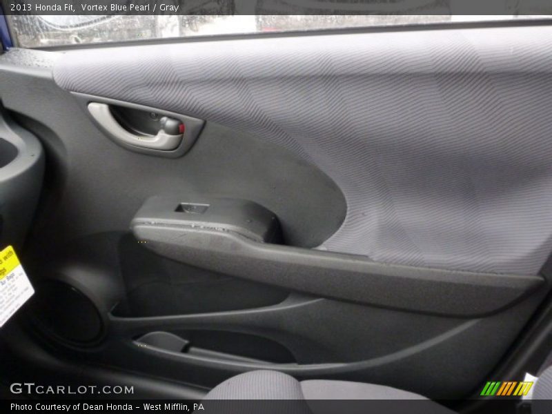 Vortex Blue Pearl / Gray 2013 Honda Fit