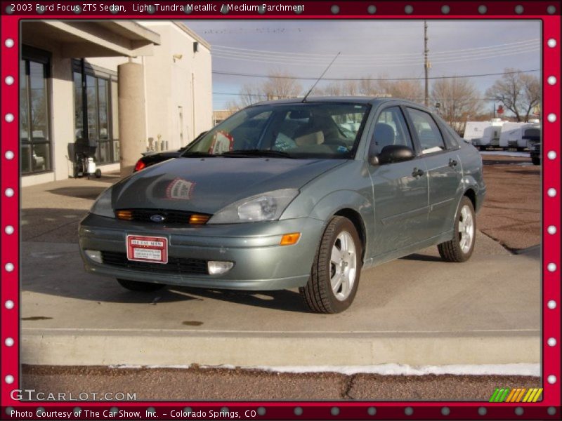 Light Tundra Metallic / Medium Parchment 2003 Ford Focus ZTS Sedan