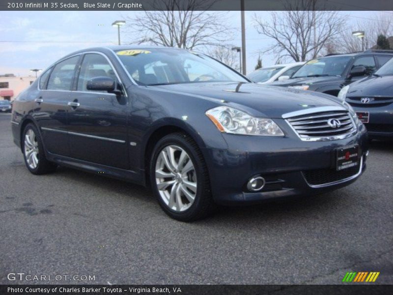 Blue Slate / Graphite 2010 Infiniti M 35 Sedan