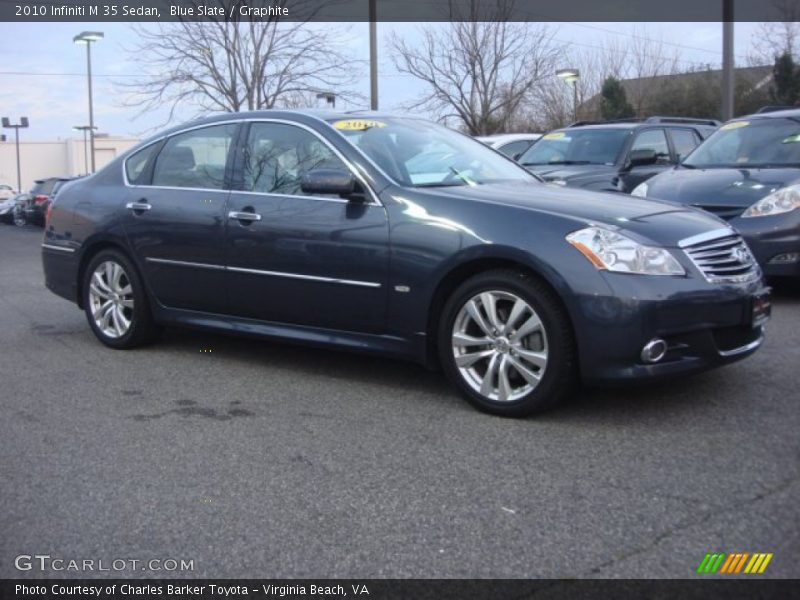 Blue Slate / Graphite 2010 Infiniti M 35 Sedan