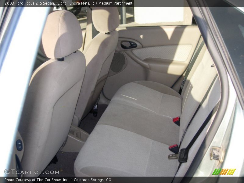 Light Tundra Metallic / Medium Parchment 2003 Ford Focus ZTS Sedan