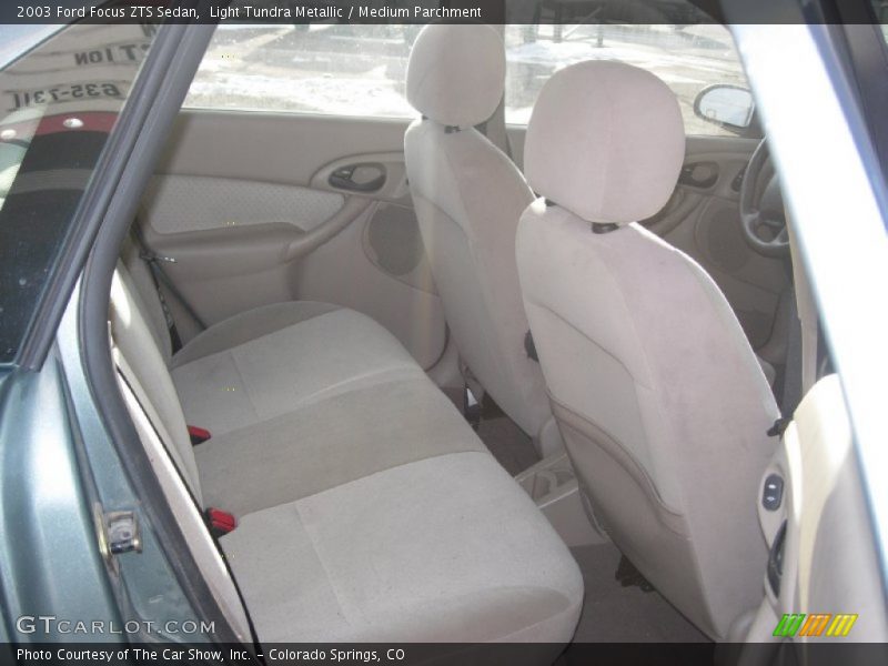 Light Tundra Metallic / Medium Parchment 2003 Ford Focus ZTS Sedan